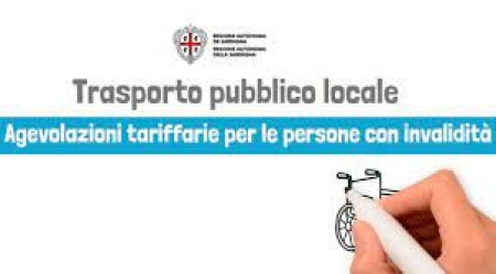 Siapicia - Trasportu pùblicu locali: tarifas agevoladas a favori de is invàlidus (art.26, L.R. n. 21 de su 07.12.2005) Annualidadi 2022