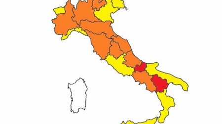 Sa Sardìnnia est sa primu regioni in zona bianca