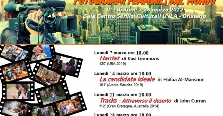 U.N.L.A.- Sa de ses editzionis de film dedicaus totu a is fèminas
