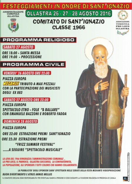 Festeggiamenti in onore di sant&#039;Ignazio