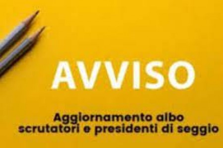 Po is Comunus de s&#039;Unioni. Avisu: scritzionis a s’ Albu de presidentis de sègiu eletorali e de scrutadoris