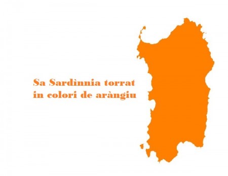 De su 22 de martzu sa Sardìnnia est torra in colori de aràngiu.